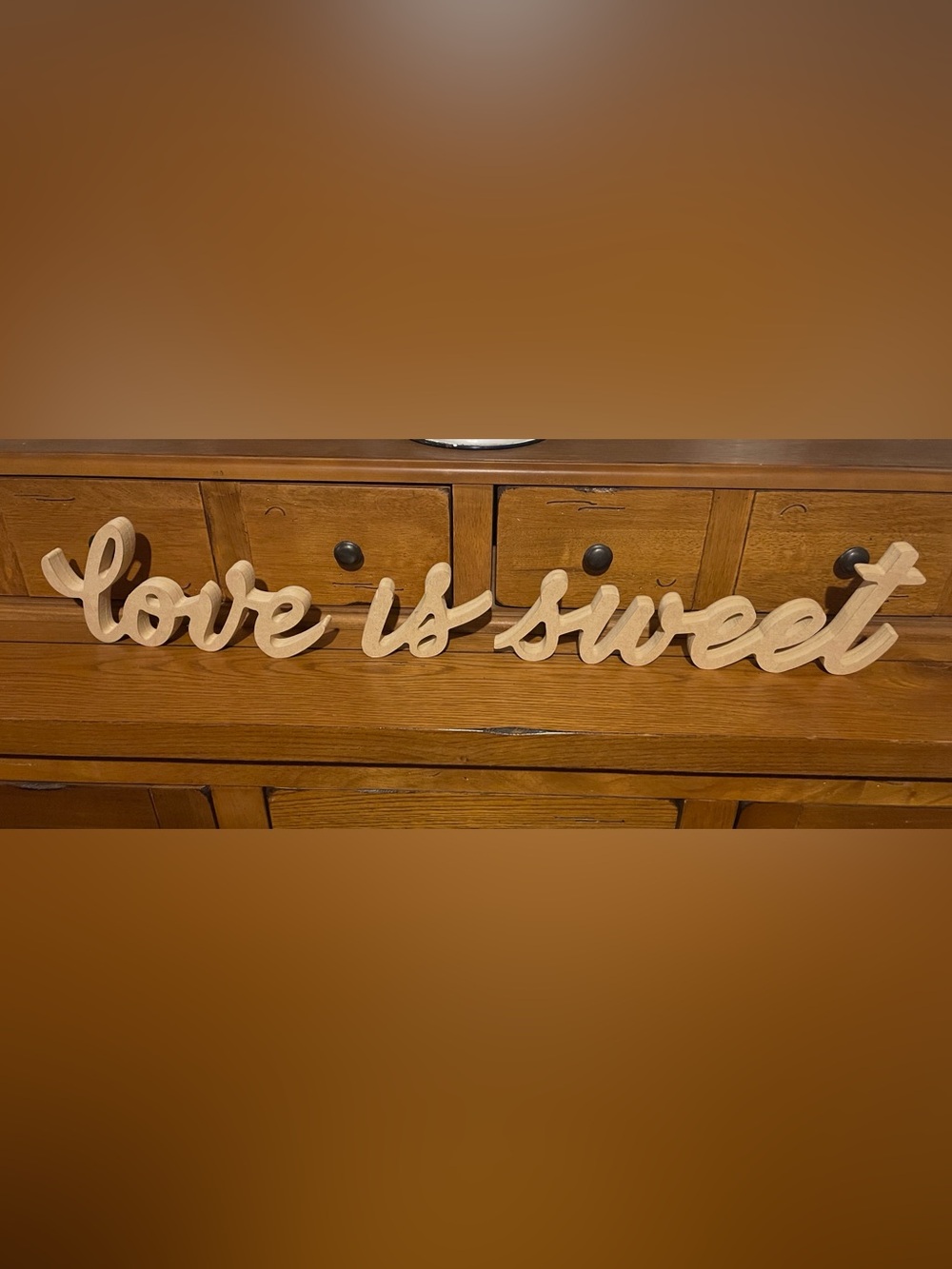Wooden “Live is Sweet”